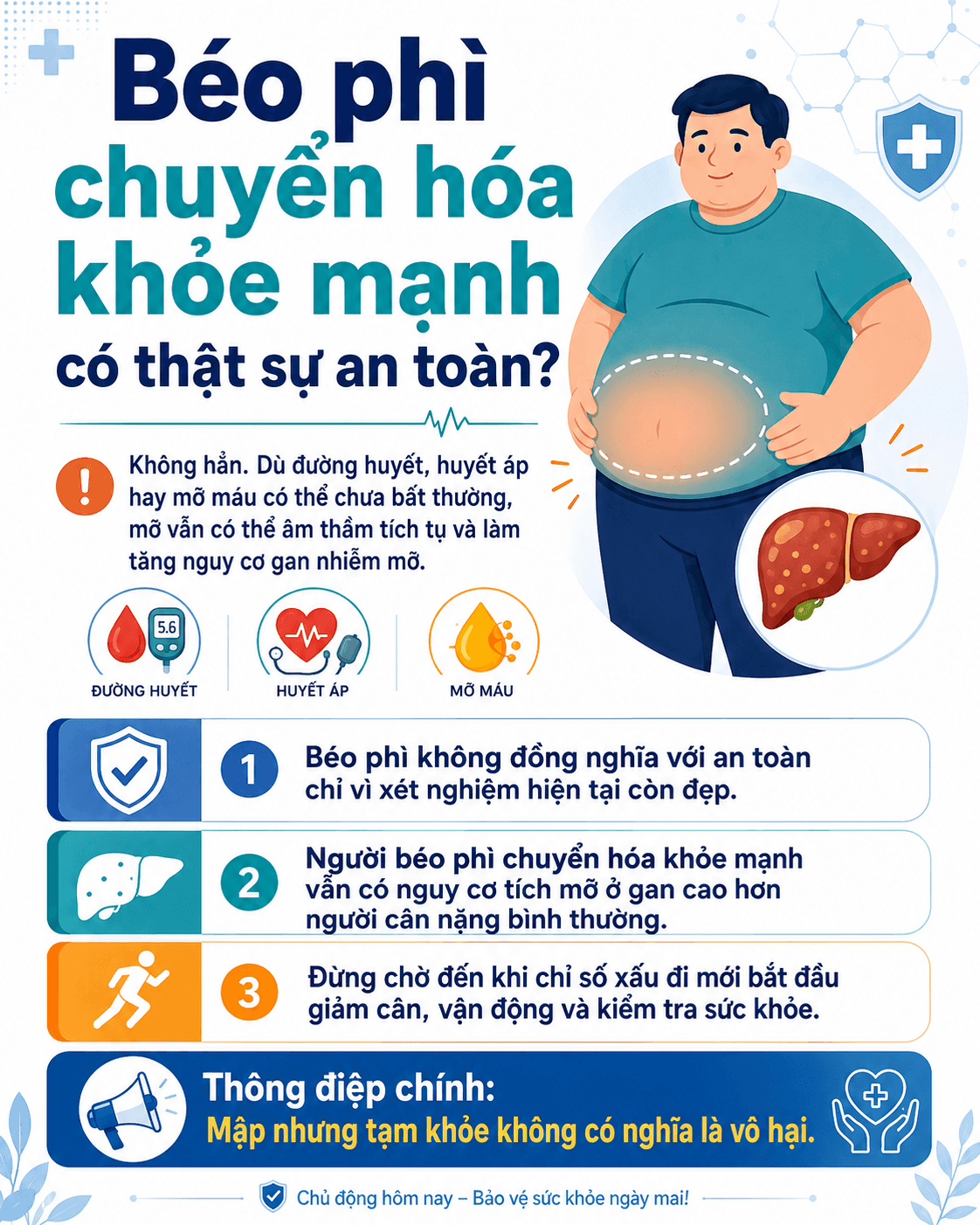 Béo phì chuyển hóa khỏe mạnh có thật sự an toàn?