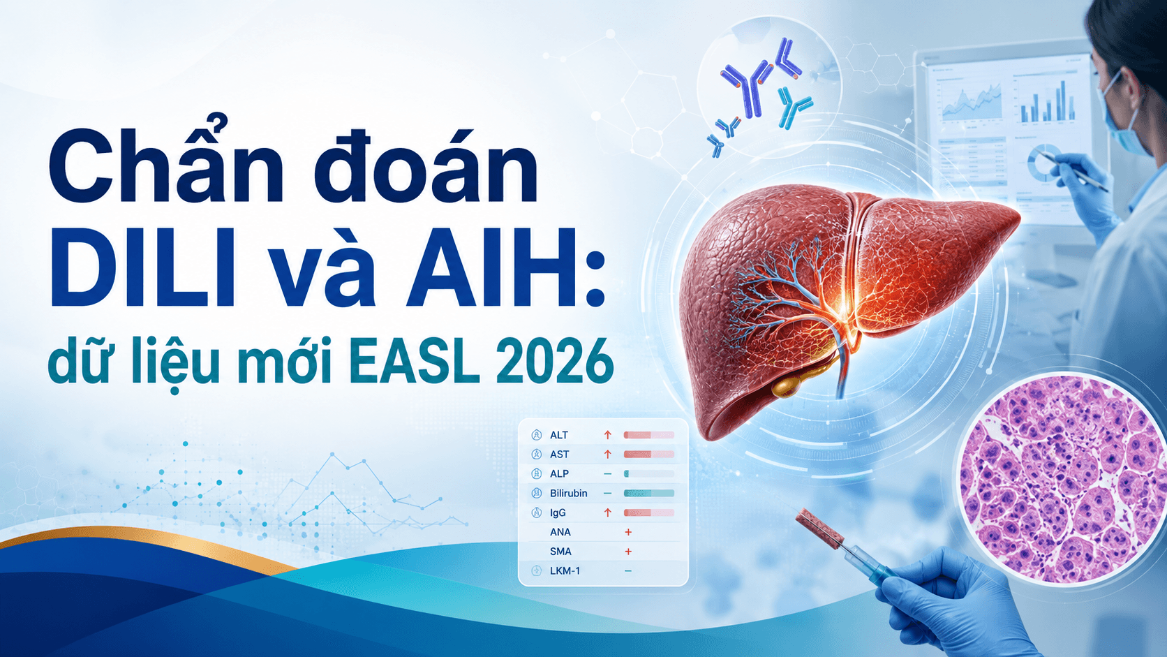 Chẩn đoán DILI và AIH: dữ liệu mới EASL 2026