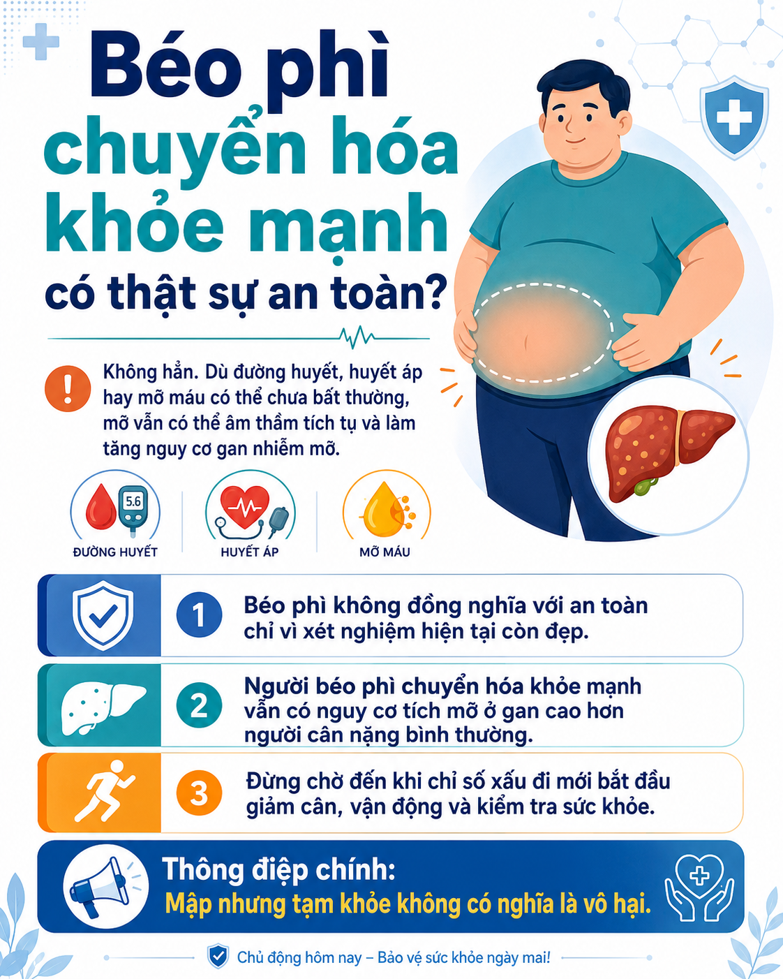 Béo phì chuyển hóa khỏe mạnh có thật sự an toàn?